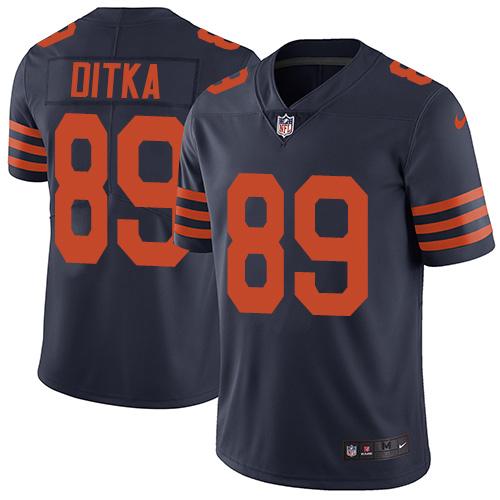 Nike Bears #89 Mike Ditka Navy Blue Alternate Youth Stitched NFL Vapor Untouchable Limited Jersey